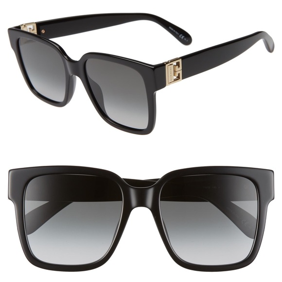 Givenchy GV7141 53mm Square Sunglasses with Gradient Lens - Picture 4 of 13